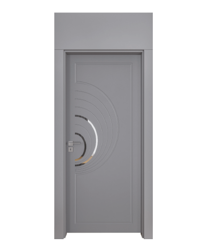 BY-6005V Porte intérieure Laqué Vitrée